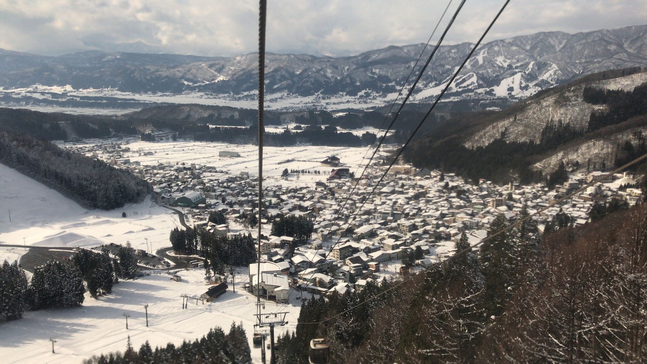 Nozawa Onsen village view