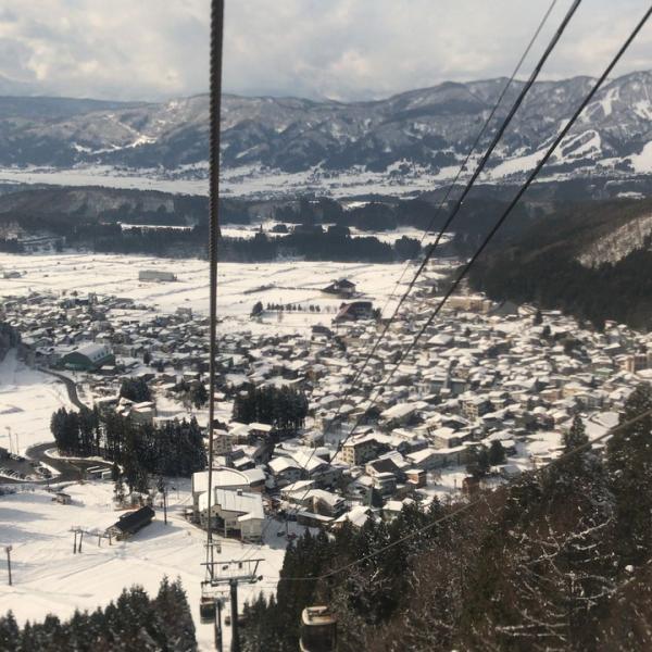 Nozawa Onsen village view